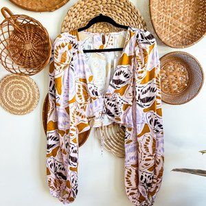 For Love & Lemons Esmerelda Crop Top Size M